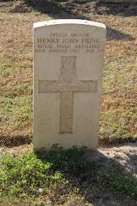 Ismailia War Memorial Cemetery - Pring, Henry John